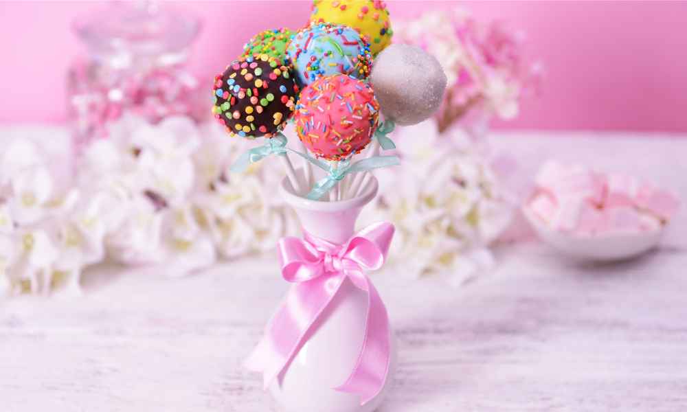 How to Display Cake Pops in a Vase